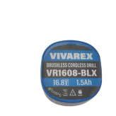دریل شارژی ویوارکس مدل VR1608-BLX 1 با دو باتری اتوماتیک براشلس