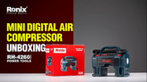 مینی کمپرسور سه کاره دیجیتال فندکی DC مدل RH-4260 - رونیکس