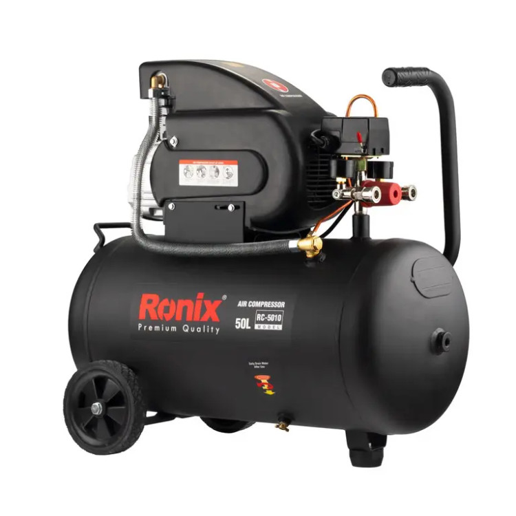 کمپرسور باد 50 لیتری روغنی 2 اسب بخار مدل RC-5010 - رونیکس