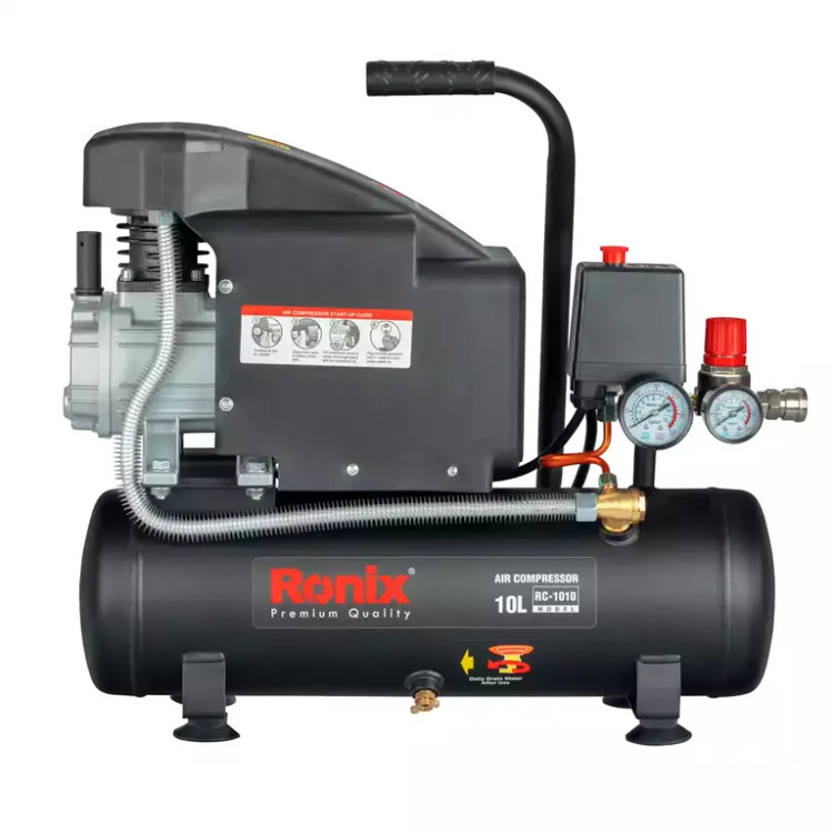کمپرسور باد 10 لیتری روغنی مدل RC-1010 - رونیکس